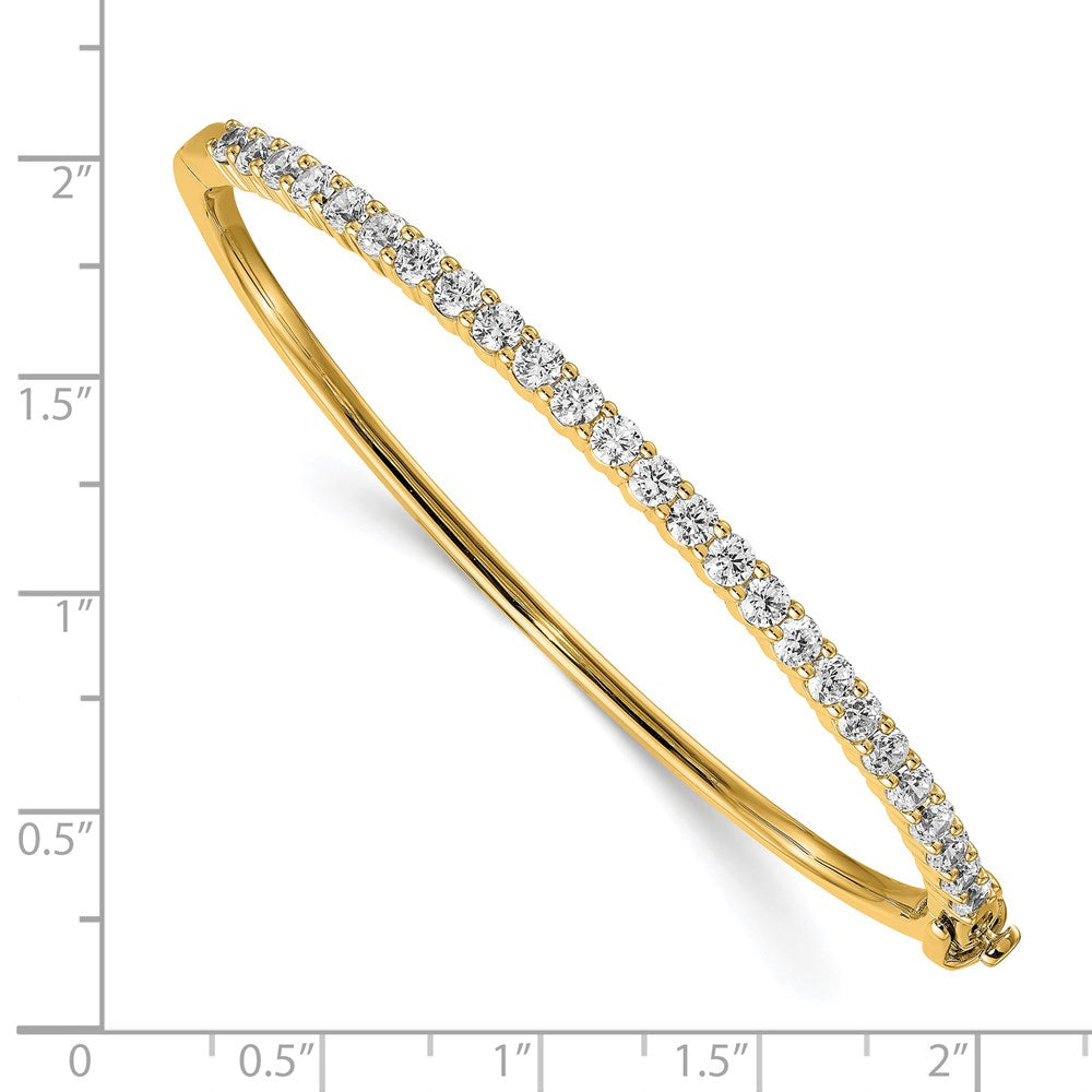 Gold Diamond Hinged Bangles