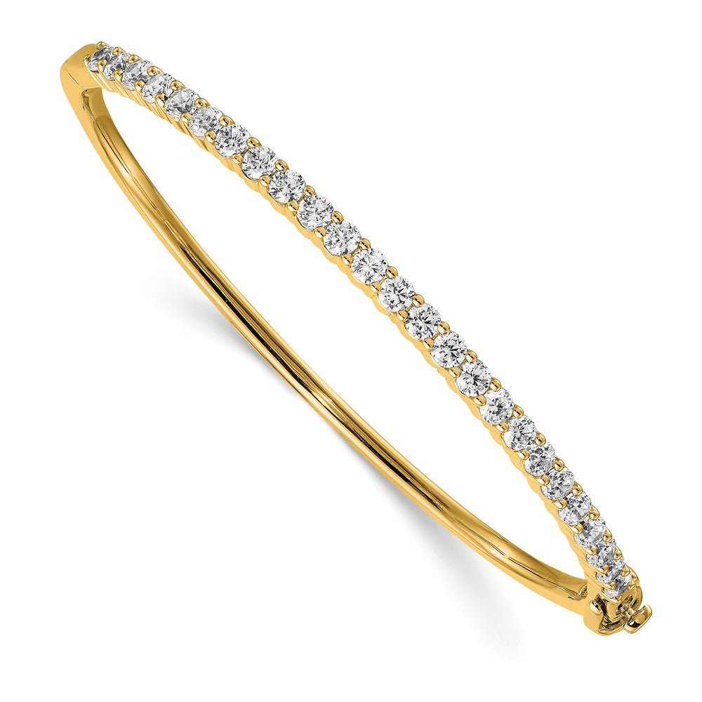 Gold Diamond Hinged Bangles