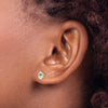 14k Oval Post Earrings