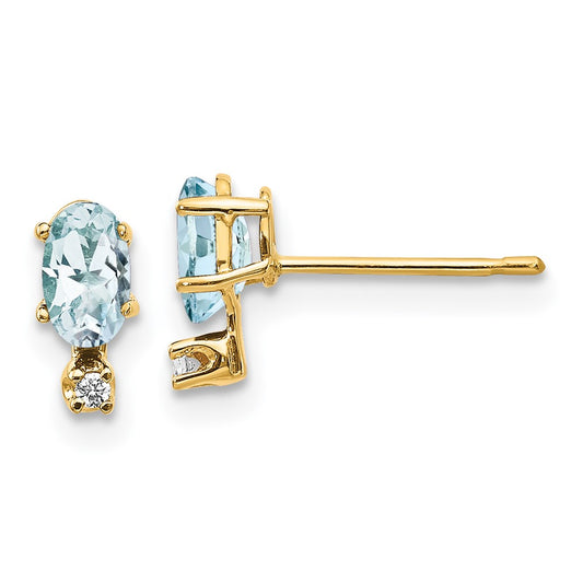 Diamond & Gemstone Birthstone Earrings