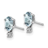 Diamond & Garnet Birthstone Earrings