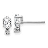 Diamond & Garnet Birthstone Earrings