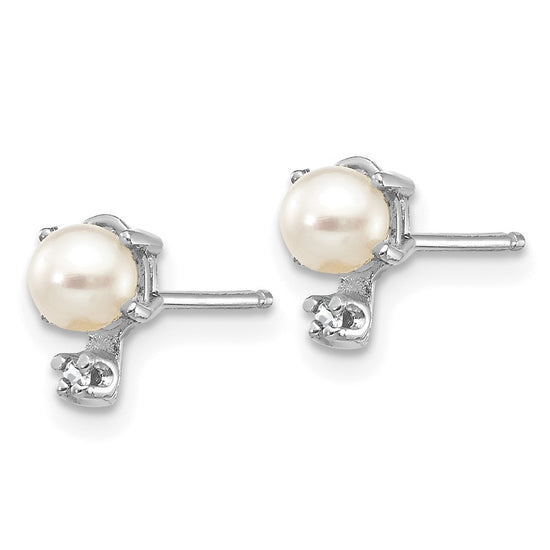 Diamond & Garnet Birthstone Earrings