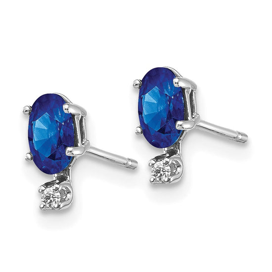 Diamond & Garnet Birthstone Earrings