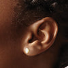14k Oval Post Earrings
