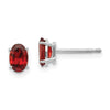 14k Oval Post Earrings