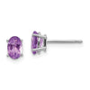 14k Oval Post Earrings