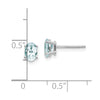 14k Oval Post Earrings