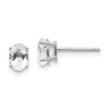 14k Oval Post Earrings