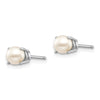 14k Oval Post Earrings