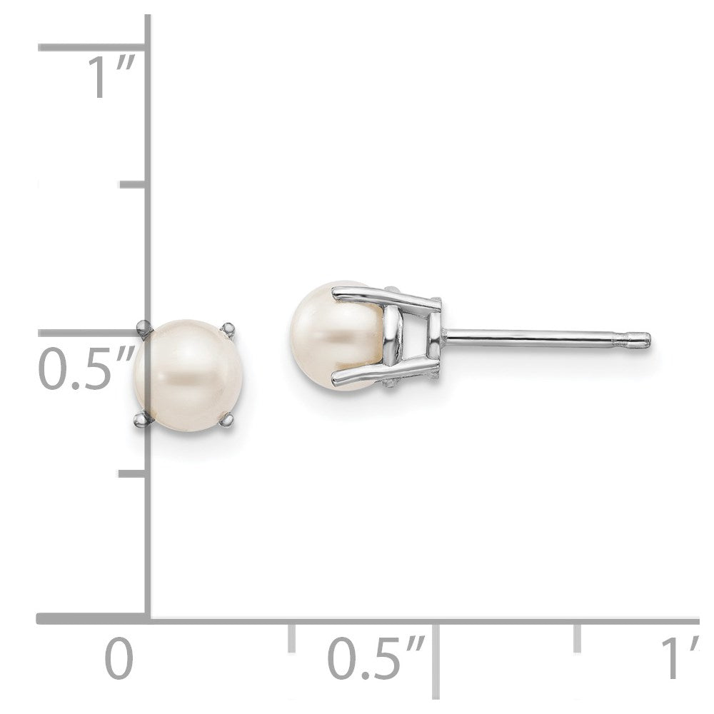 14k Oval Post Earrings