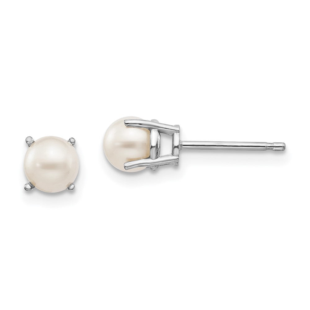 14k Oval Post Earrings