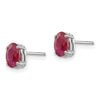14k Oval Post Earrings