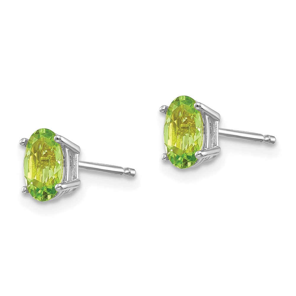 14k Oval Post Earrings