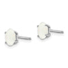 14k Oval Post Earrings