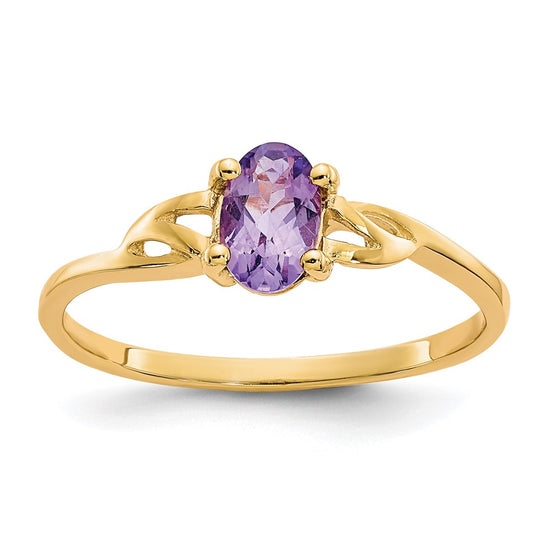 Polished Geniune Gemstone Birthstone Ring
