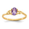 Polished Geniune Gemstone Birthstone Ring