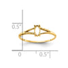 14k 6x3 Marquise Birthstone Ring Mounting