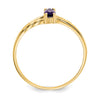 Geniune Marquise Birthstone Ring — (02) February