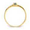 Geniune Marquise Birthstone Ring — (03) March