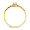 Geniune Marquise Birthstone Ring — (04) April