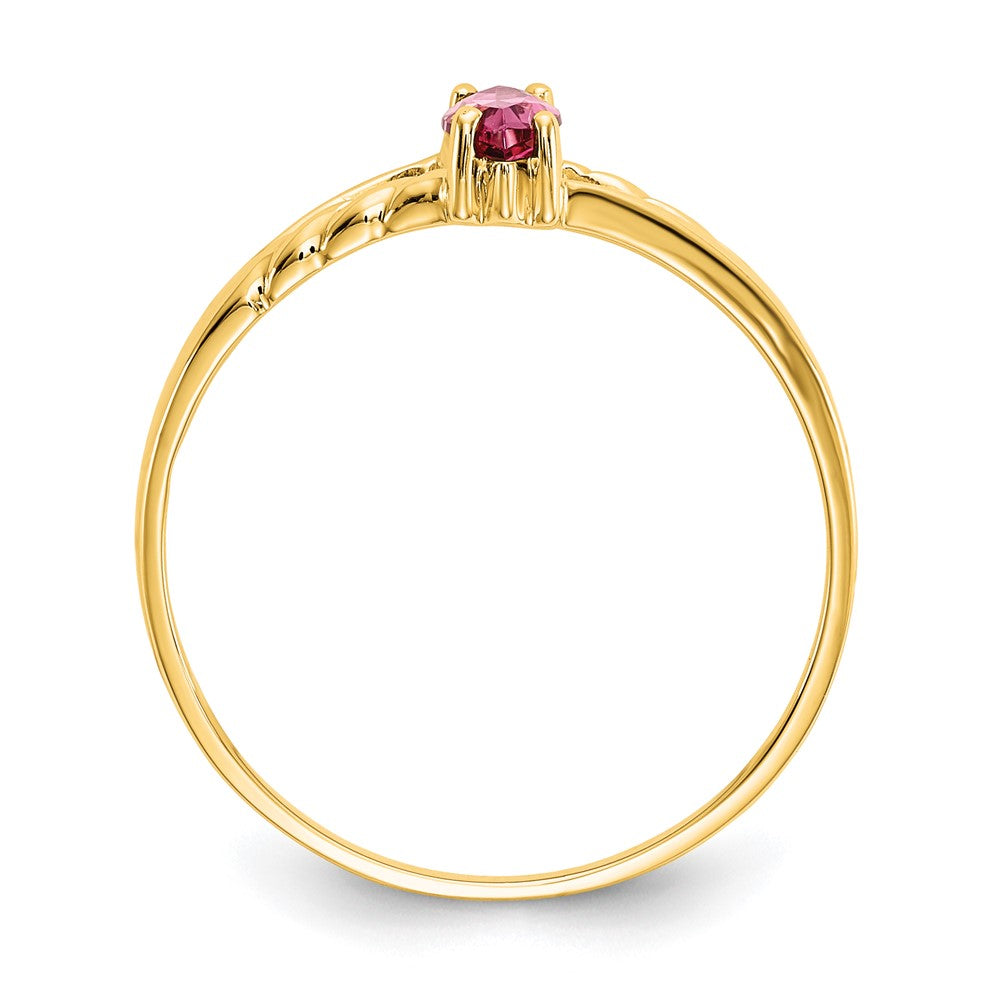 Geniune Marquise Birthstone Ring — (10) October