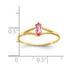 Geniune Marquise Birthstone Ring — (10) October