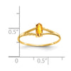 Geniune Marquise Birthstone Ring — (11) November