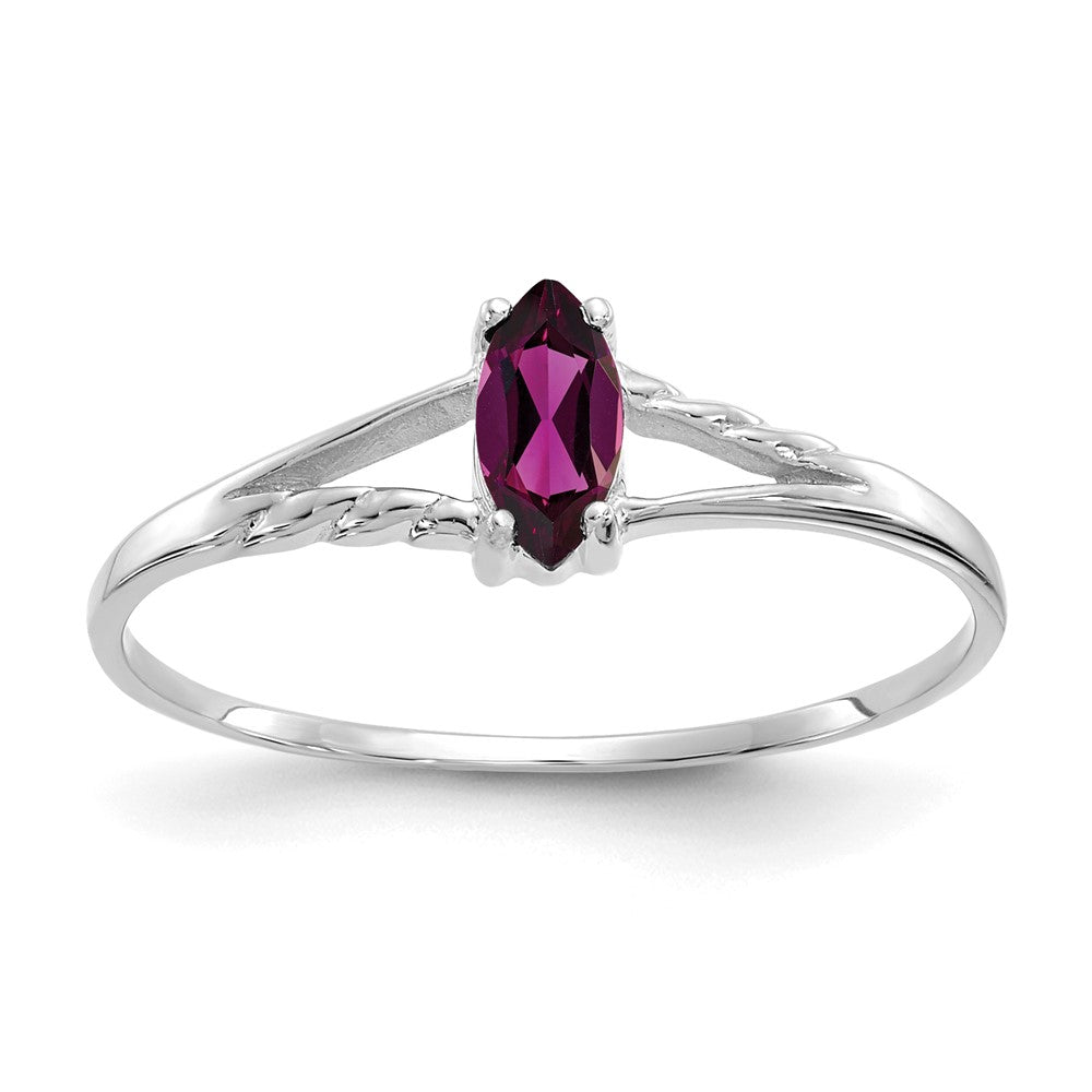 Geniune Marquise Birthstone Ring