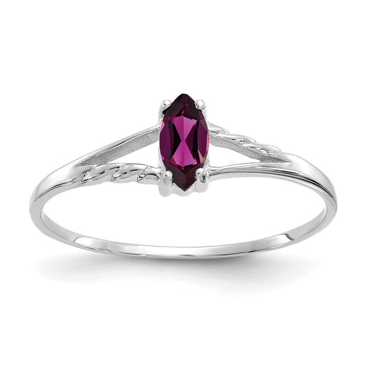 Geniune Marquise Birthstone Ring — (01) January