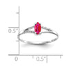 Geniune Marquise Birthstone Ring — (07) July