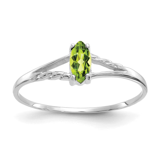 Geniune Marquise Birthstone Ring — (08) August