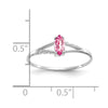 Geniune Marquise Birthstone Ring — (10) October