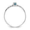 Geniune Marquise Birthstone Ring — (12) December