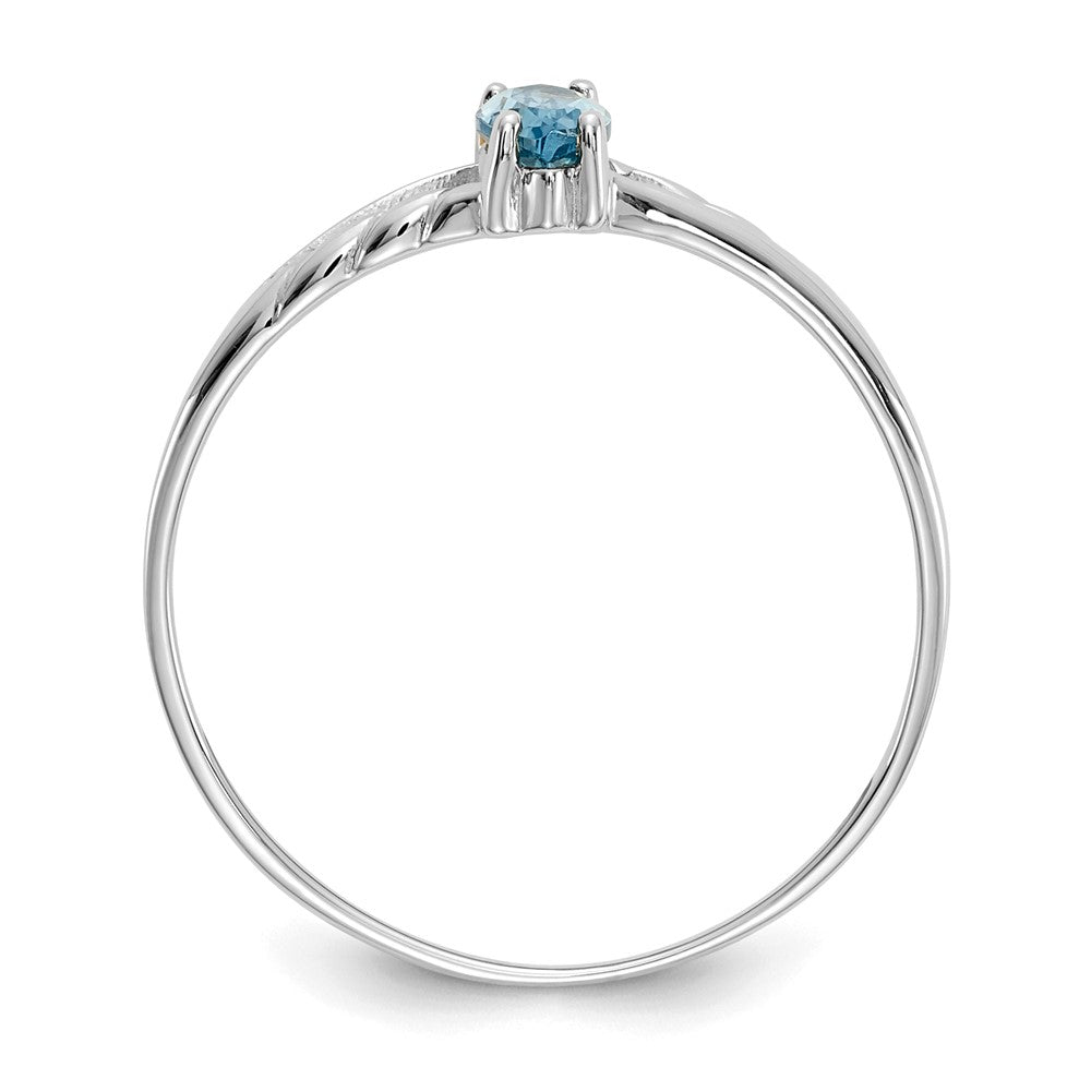 Geniune Marquise Birthstone Ring — (12) December
