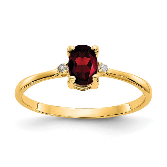 Diamond & Gemstone Birthstone Ring