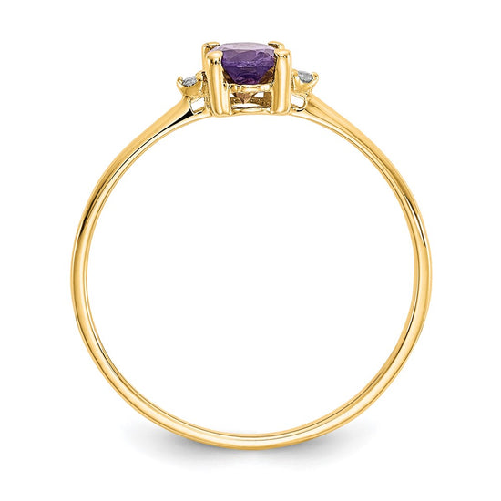 Diamond & Gemstone Birthstone Ring