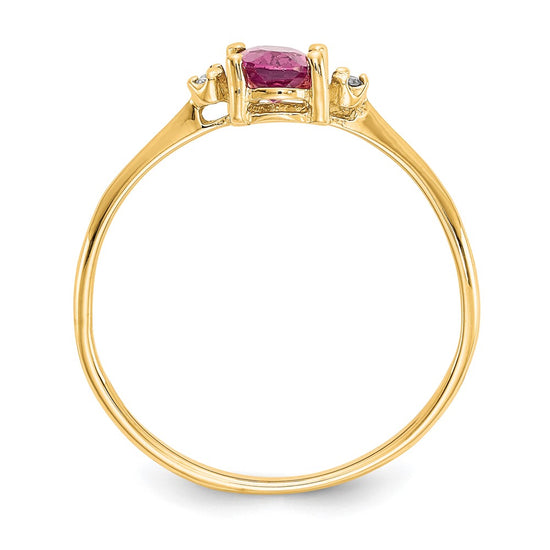 Diamond & Gemstone Birthstone Ring