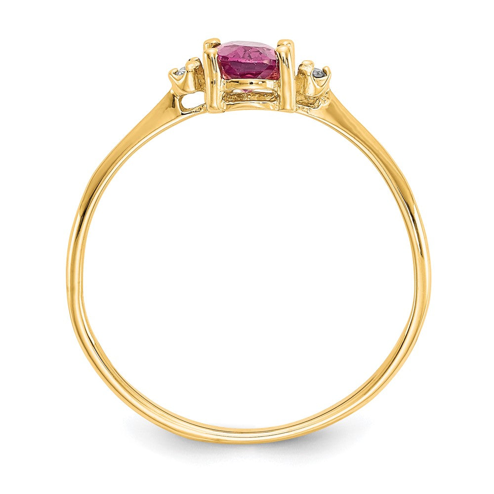 Diamond & Gemstone Birthstone Ring