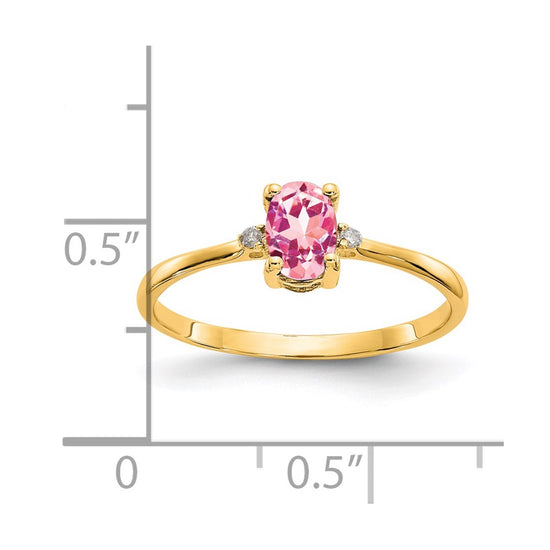 Diamond & Gemstone Birthstone Ring