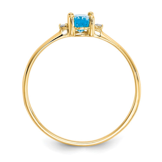 Diamond & Gemstone Birthstone Ring
