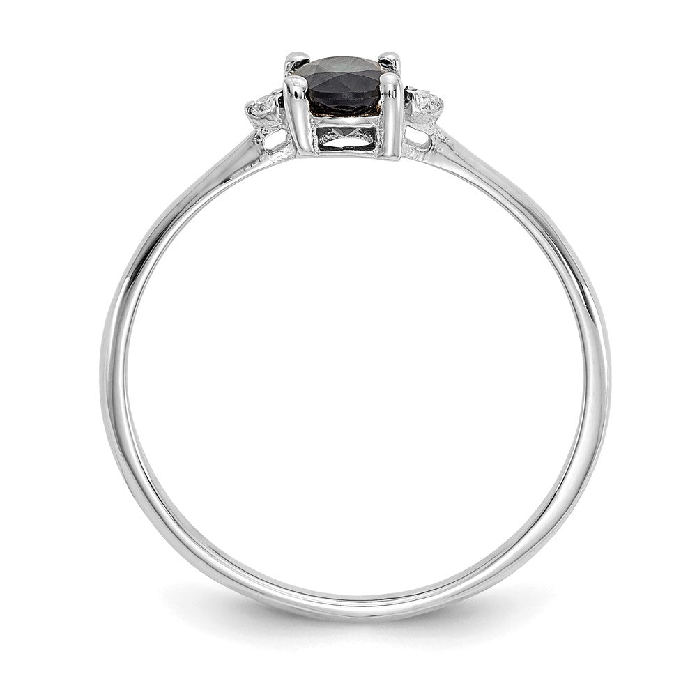 Diamond & Gemstone Birthstone Ring — Sapphire