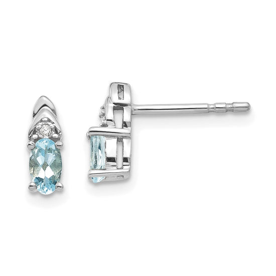 Gemstone and Diamond Earrings