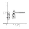 Gemstone and Diamond Earrings