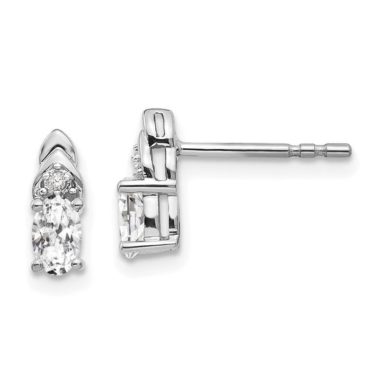 Gemstone and Diamond Earrings