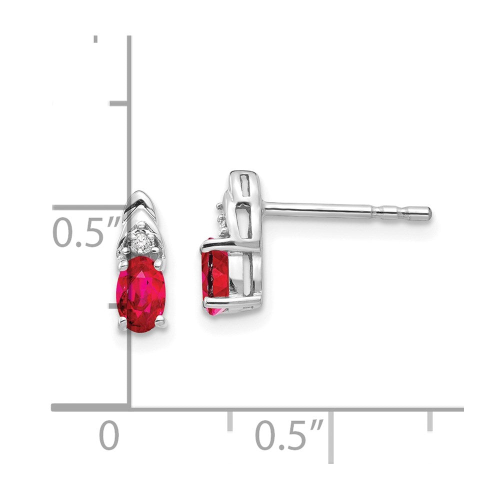 Gemstone and Diamond Earrings