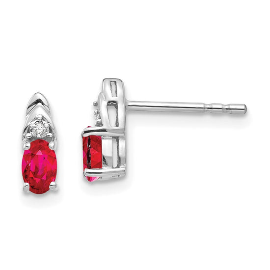 Gemstone and Diamond Earrings