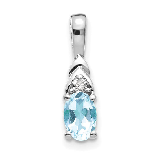 Oval Gemstone & Diamond Pendants