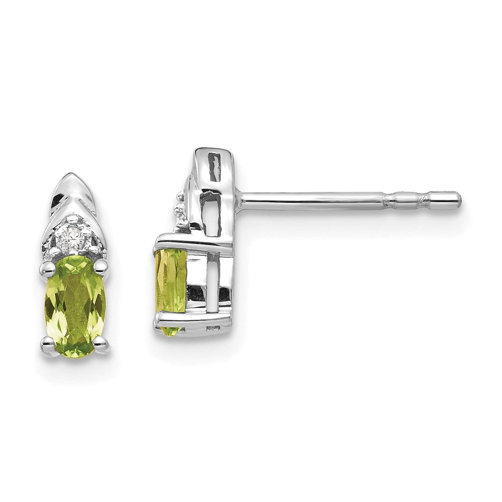 Gemstone and Diamond Earrings