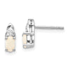 Gemstone and Diamond Earrings